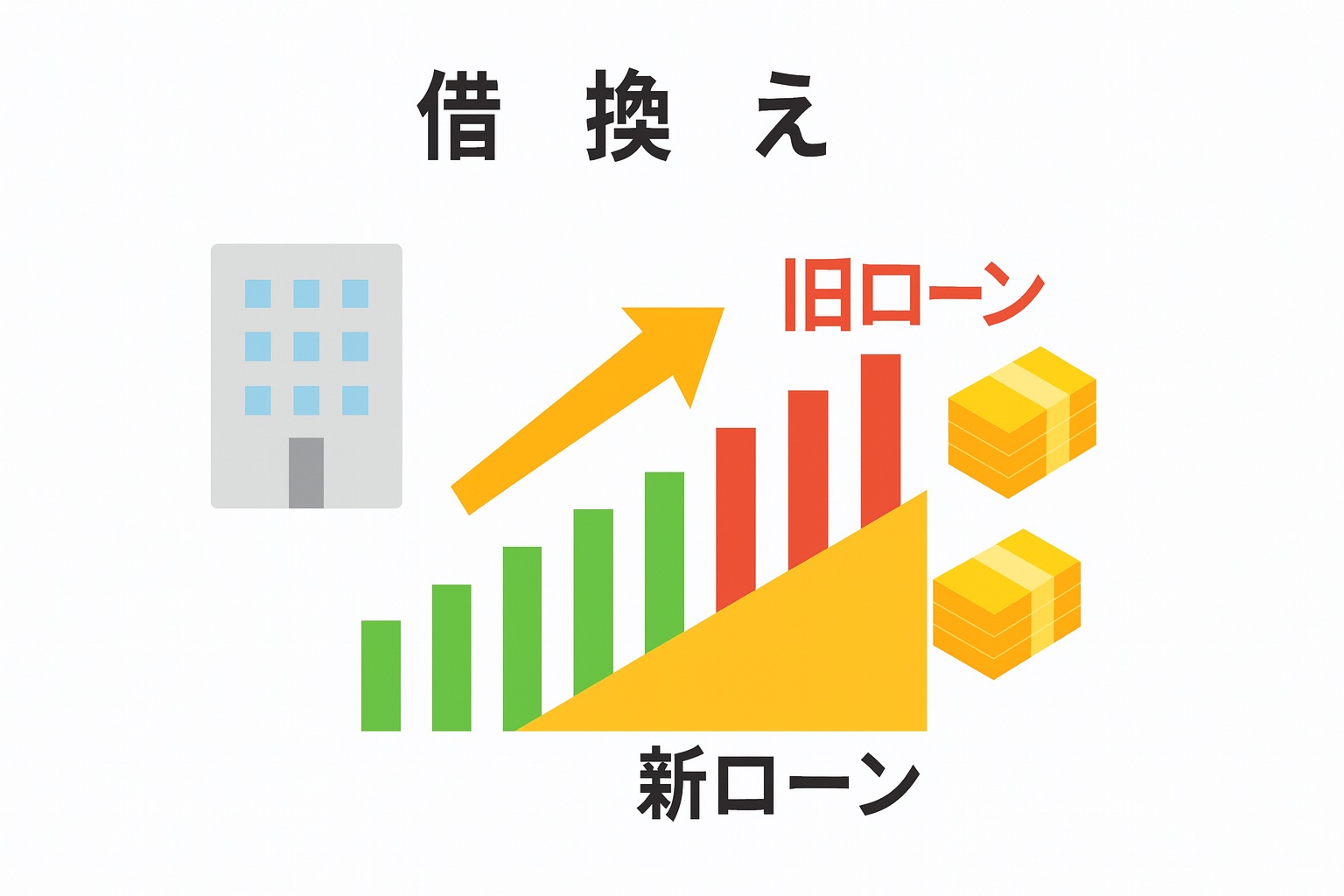 借換によるキャッシュフロー改善