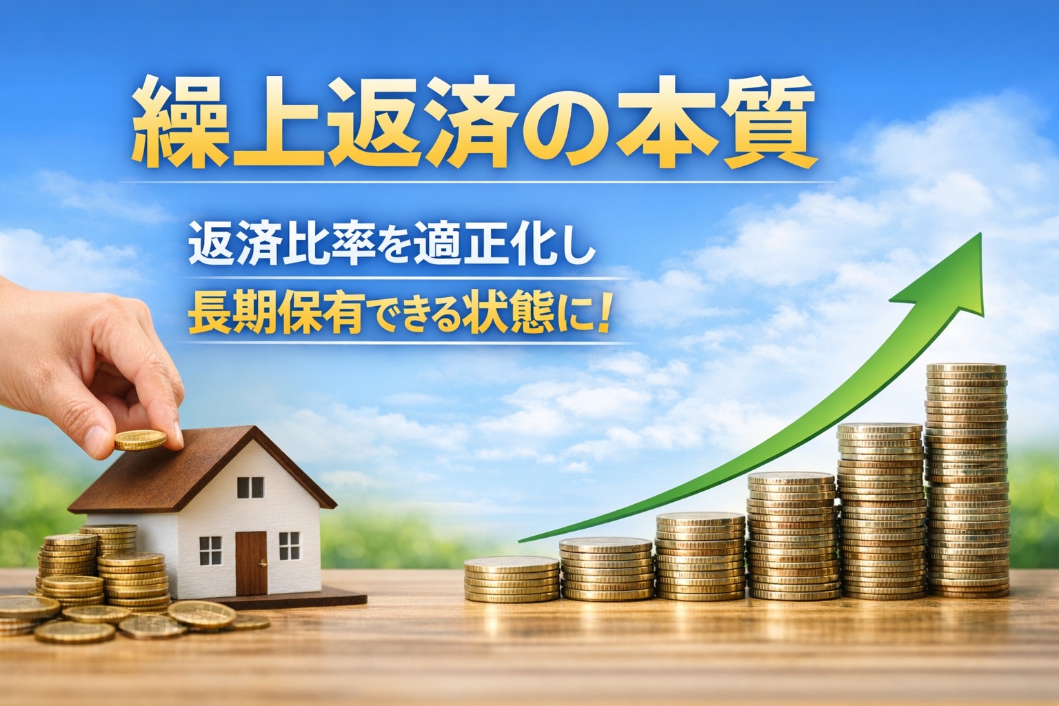 繰上返済の本質：返済比率を適正化し、長期保有できる状態を作るための改善手段
