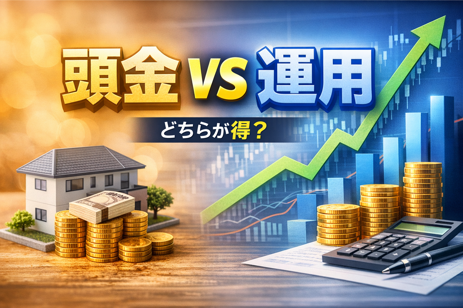 住宅ローンの頭金は入れるべき？運用すべき？｜返済を資産がどれだけ肩代わりできるか徹底シミュレーション