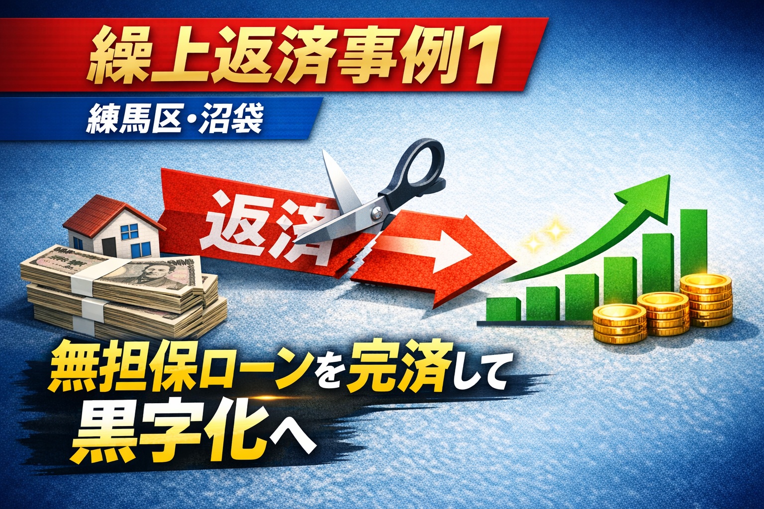 【繰上返済事例1】無担保ローンを完済して黒字化