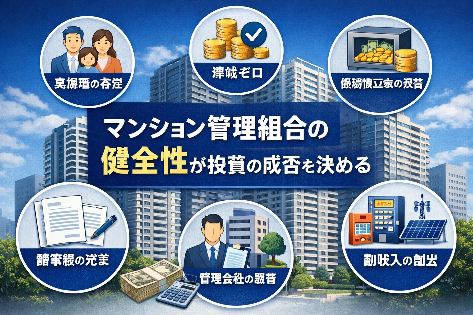 マンション管理組合の健全性で将来利回りが決まる｜購入前に必ず見るべき7つの指標