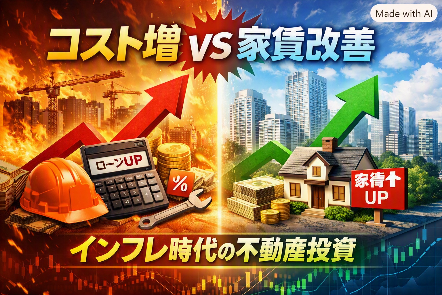 【2026年最新】コスト増 vs 家賃改善｜インフレ時代の不動産投資・保有判断