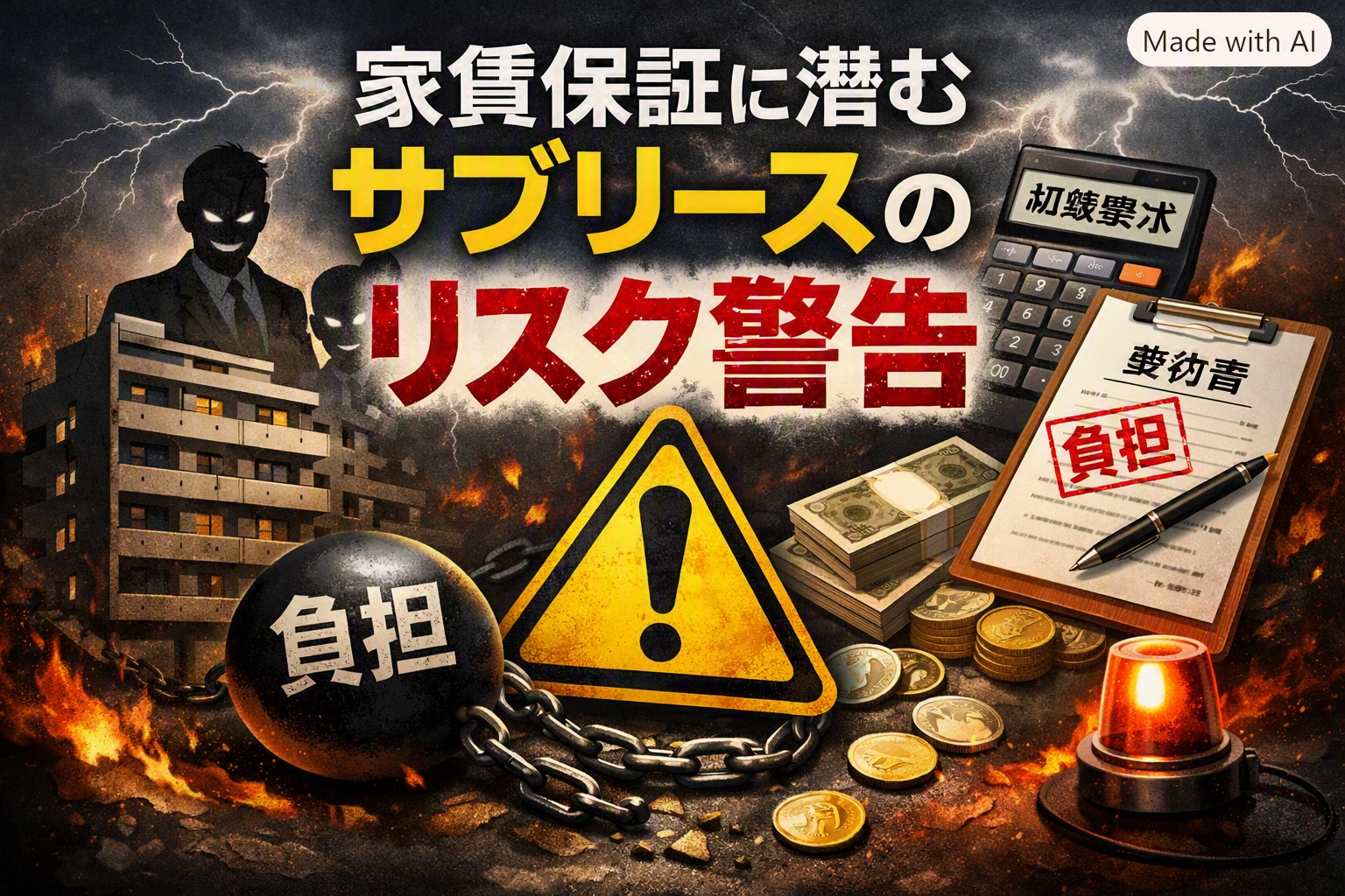 家賃保証に潜むサブリースの罠